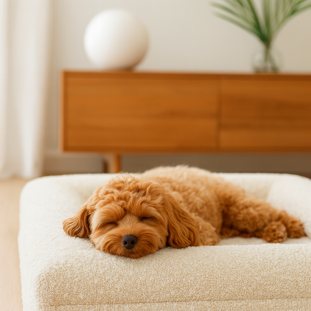 Luxury Bouclé Supportive Dog Bed – view 15