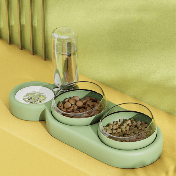3 in 1 Elevated Pet Bowl With Water Fountain – view 7