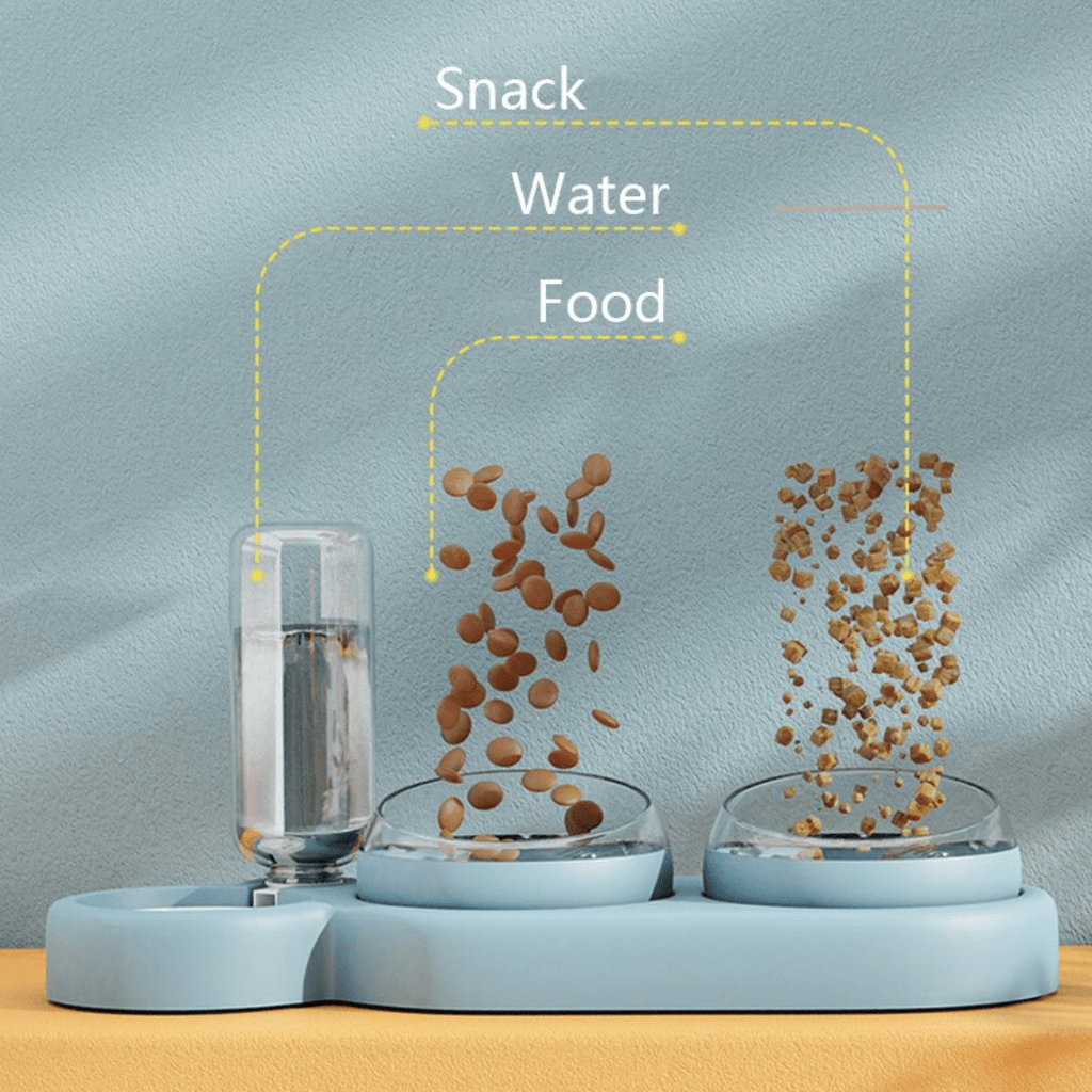 3 in 1 Elevated Pet Bowl With Water Fountain – view 10