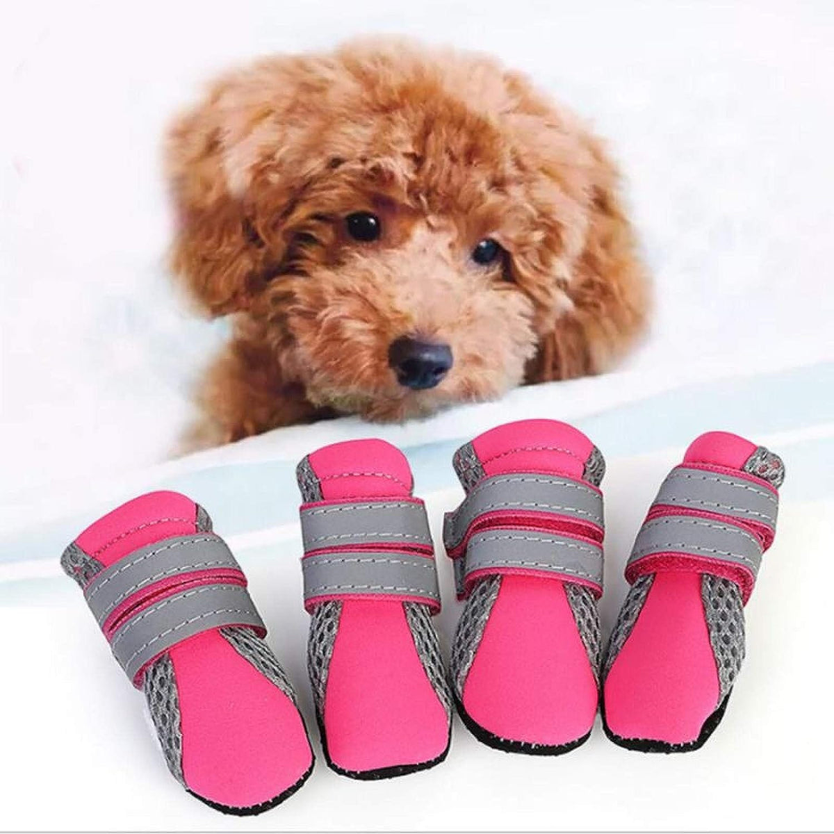 Breathable Dog Boots With Slip-Resistant Sole – view 8
