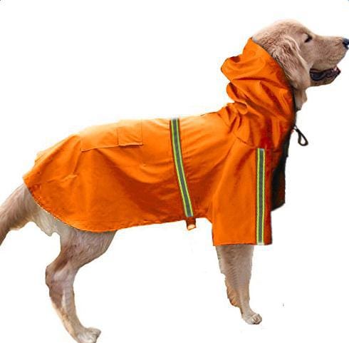 Reflective Dog Raincoat for Big Dogs – view 8