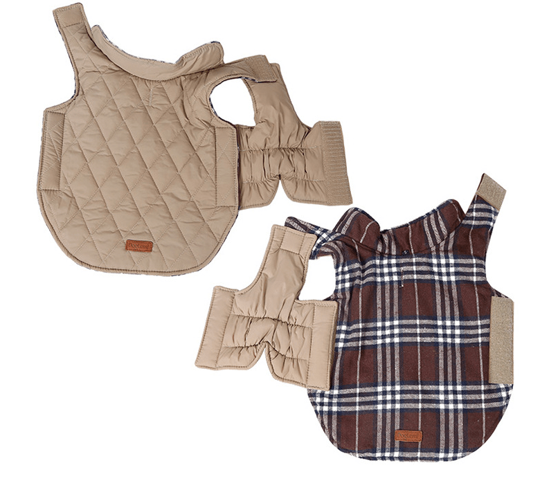 Reversible Warm Dog Coat for Chilly Weather – view 11