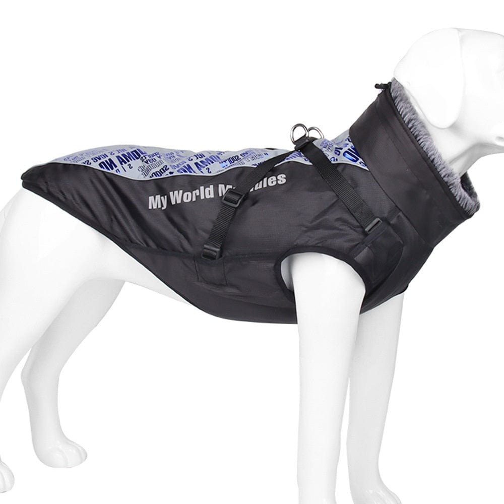 Winter Jacket with Harness & Faux Fur – view 12