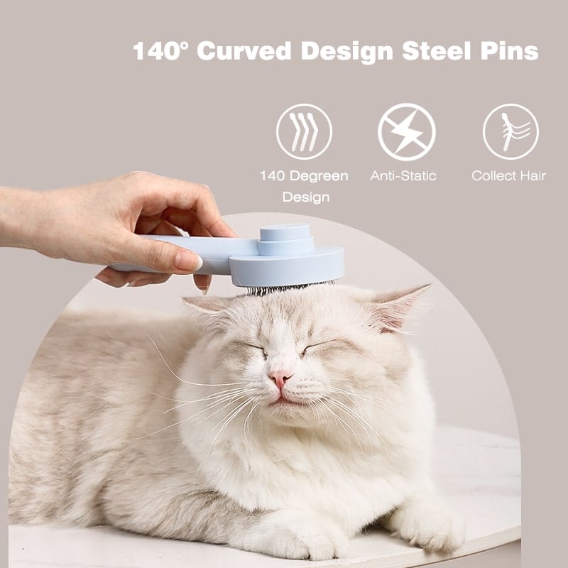 Self-Cleaning Slicker Brush for Effortless Pet Grooming – view 10