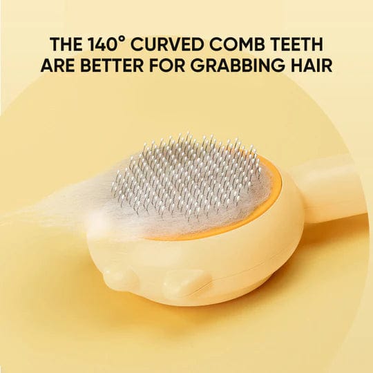 Self-Cleaning Cat Grooming Brush for Easy Hair Removal – view 10