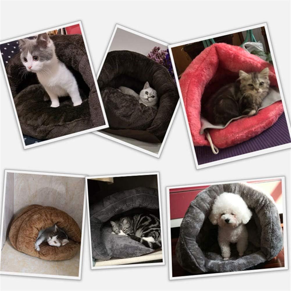 Plush Velvet Cat Cave Bed for Warmth and Comfort – view 13