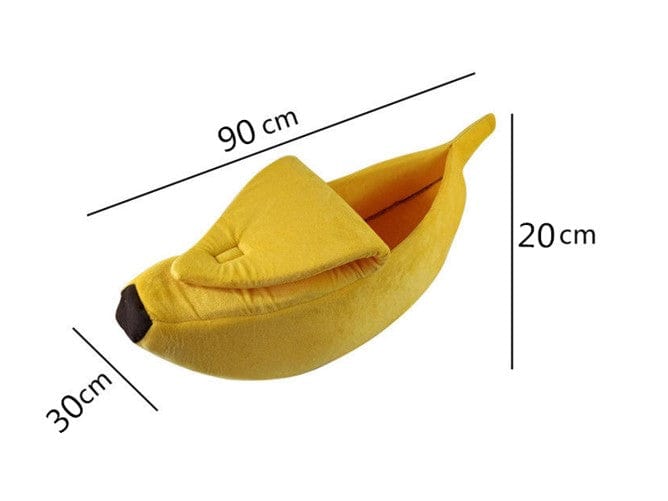 Kawaii Banana Pod Pet Bed – view 14