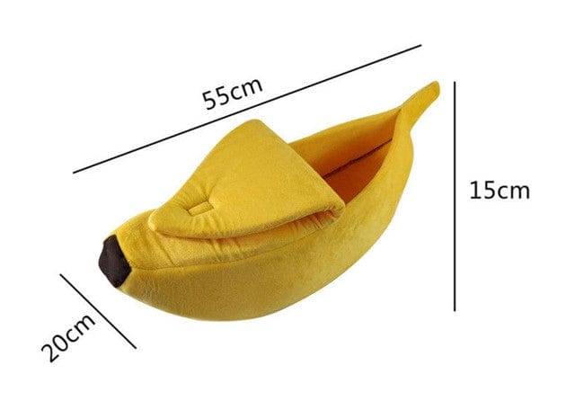 Kawaii Banana Pod Pet Bed – view 12