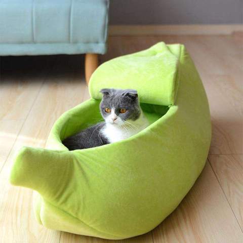 Kawaii Banana Pod Pet Bed – view 10
