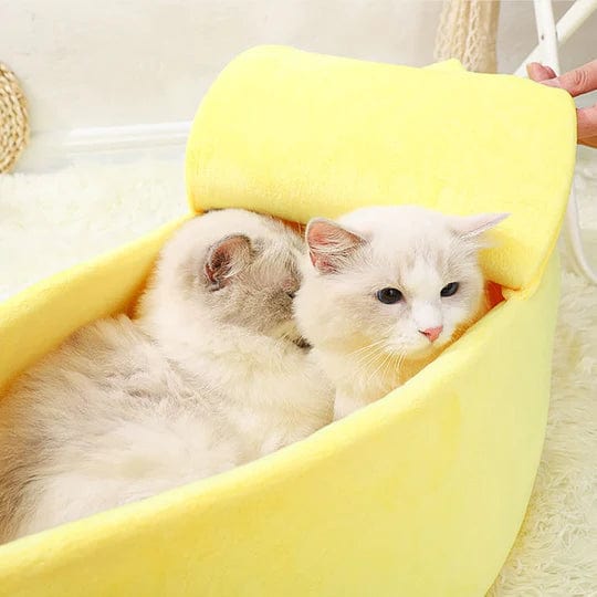Kawaii Banana Pod Pet Bed – view 8