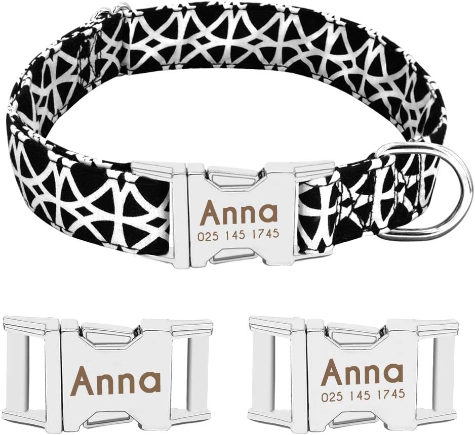 Trendy Personalisable Collar and Leash Sets – view 11