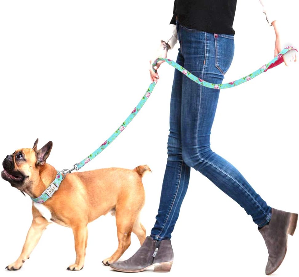 Trendy Personalisable Collar and Leash Sets – view 8