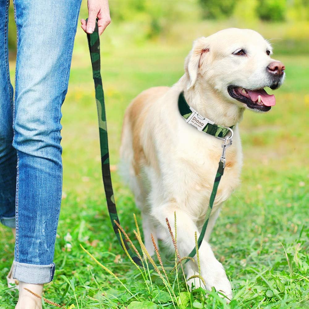Trendy Personalisable Collar and Leash Sets – view 10