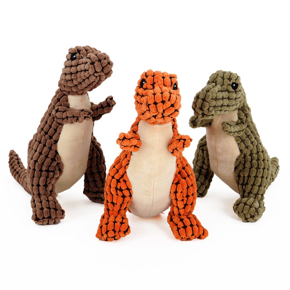Squeaky Dinosaur Dog Toy – view 9