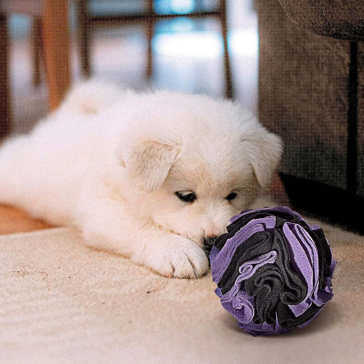Interactive Snuffle Puzzle Ball for Dog Enrichment – view 19