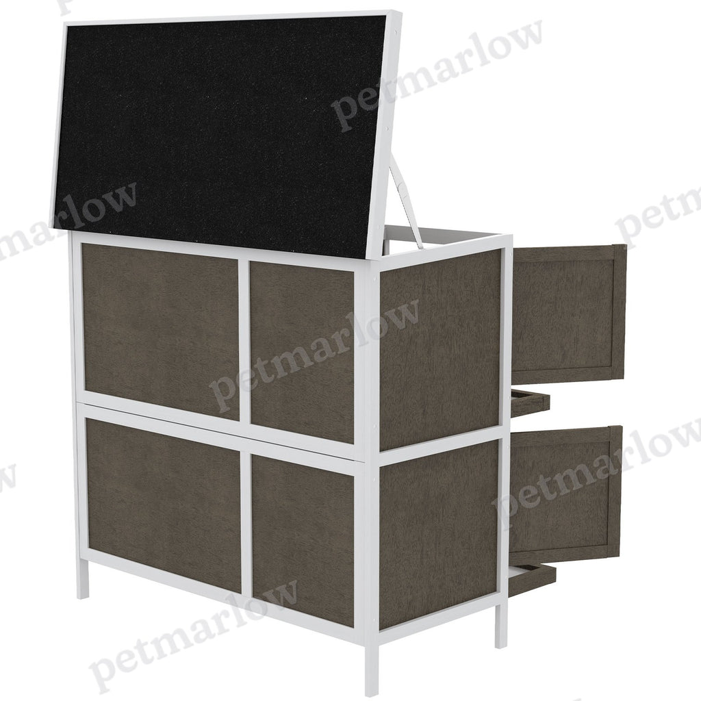 Bunny Hutch with Ramp for Indoor or Outdoor Use – view 4