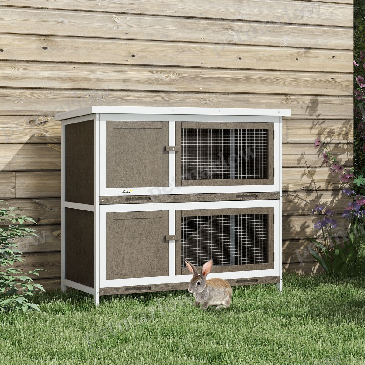 Bunny Hutch with Ramp for Indoor or Outdoor Use – view 5