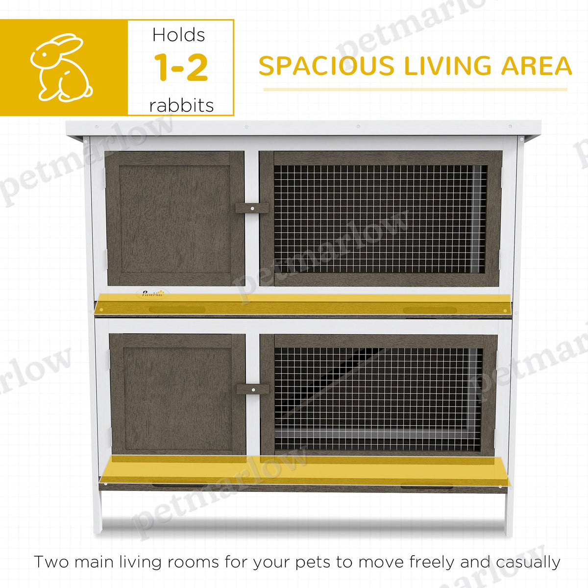 Bunny Hutch with Ramp for Indoor or Outdoor Use – view 6