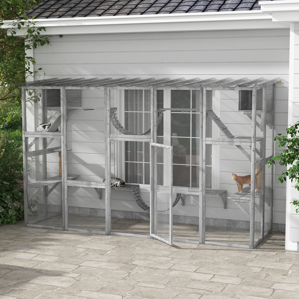 Catio Playground Cat Window Box Enclosure for Urban Cats – view 8