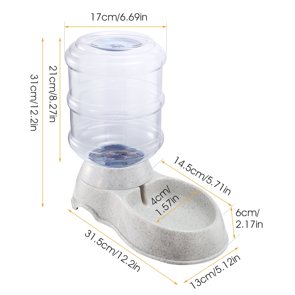 Gravity Pet Water Dispenser, 3.5L