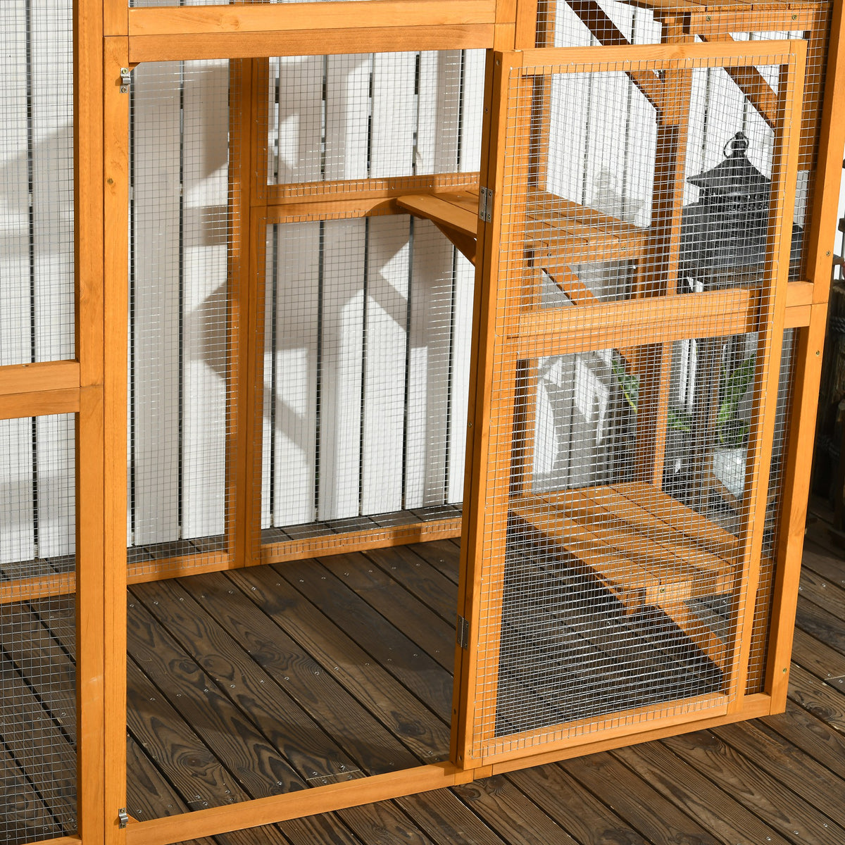 Outdoor Cat House with Elevated Platforms for Cats – view 7