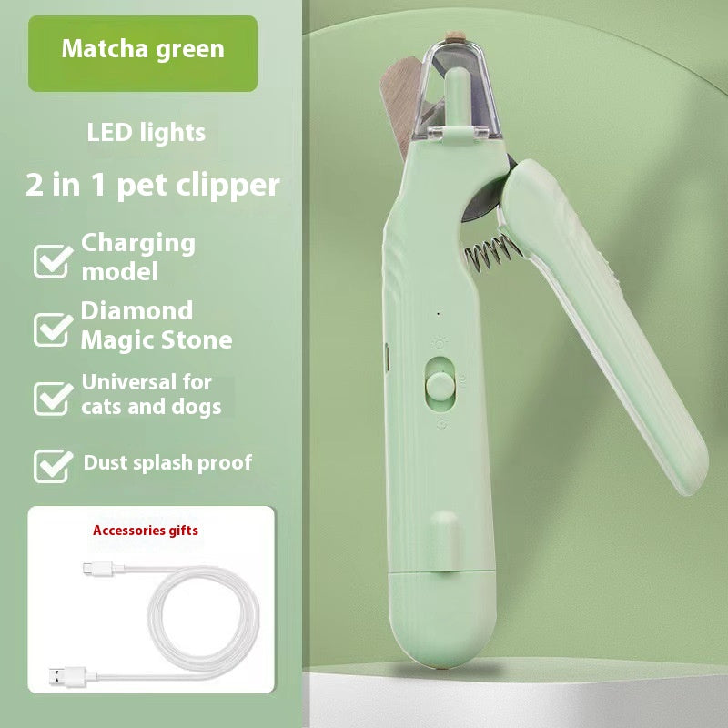2 In 1 Pet Nail Clippers With LED Light for Dogs and Cats – view 14