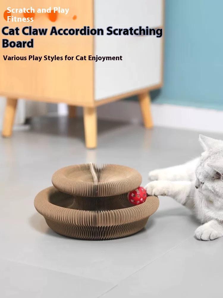 Accordion-style Folding Cat Scratching Post – view 13