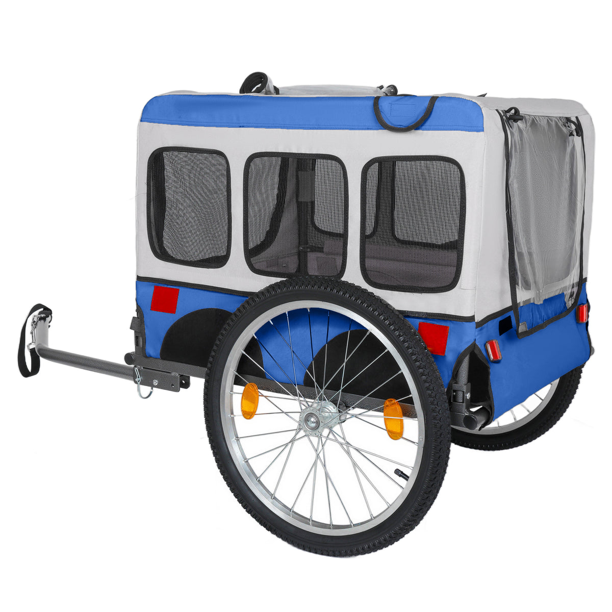 Large Folding Bike Trailer for Dogs - All-Terrain Design – view 9
