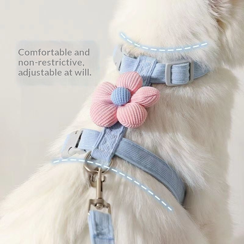 Cat Cartoon Leash For Outdoor Use With I-shaped Adjuster To Prevent Escape – view 7