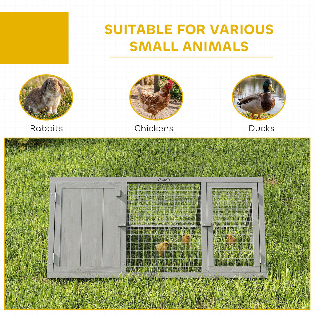 Rabbit Hutch with Run for Outdoor Living – view 7