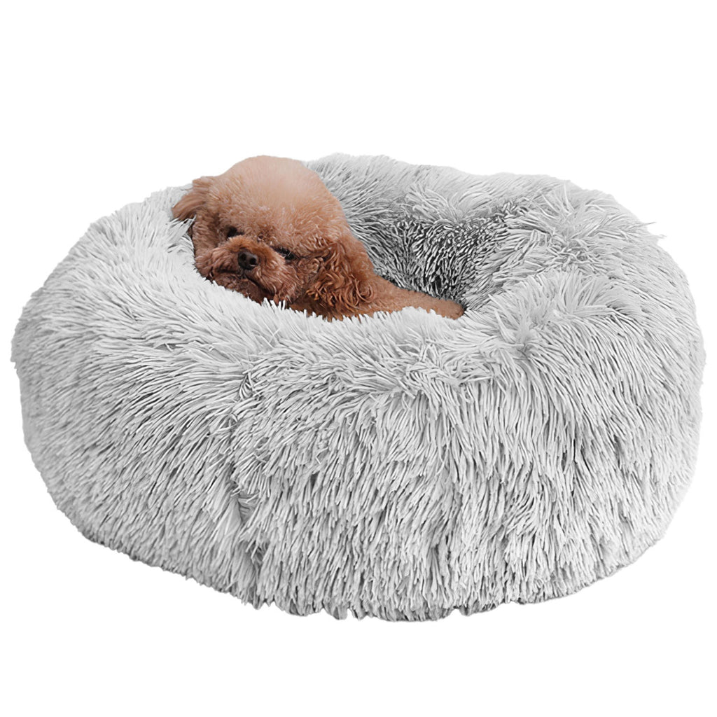 Cozy Plush Dog Bed with Supportive Rim – view 11