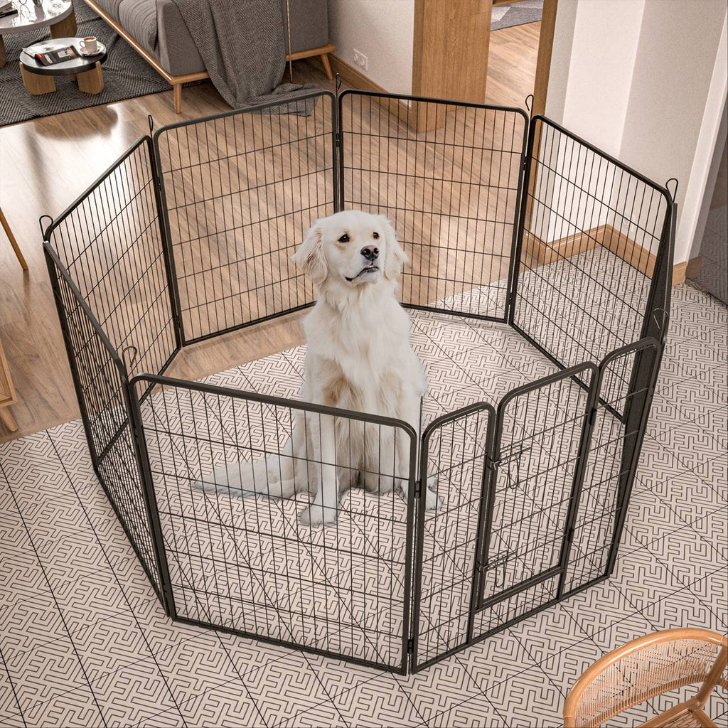Heavy-Duty 8 Foldable Panels Dog Playpen – view 8
