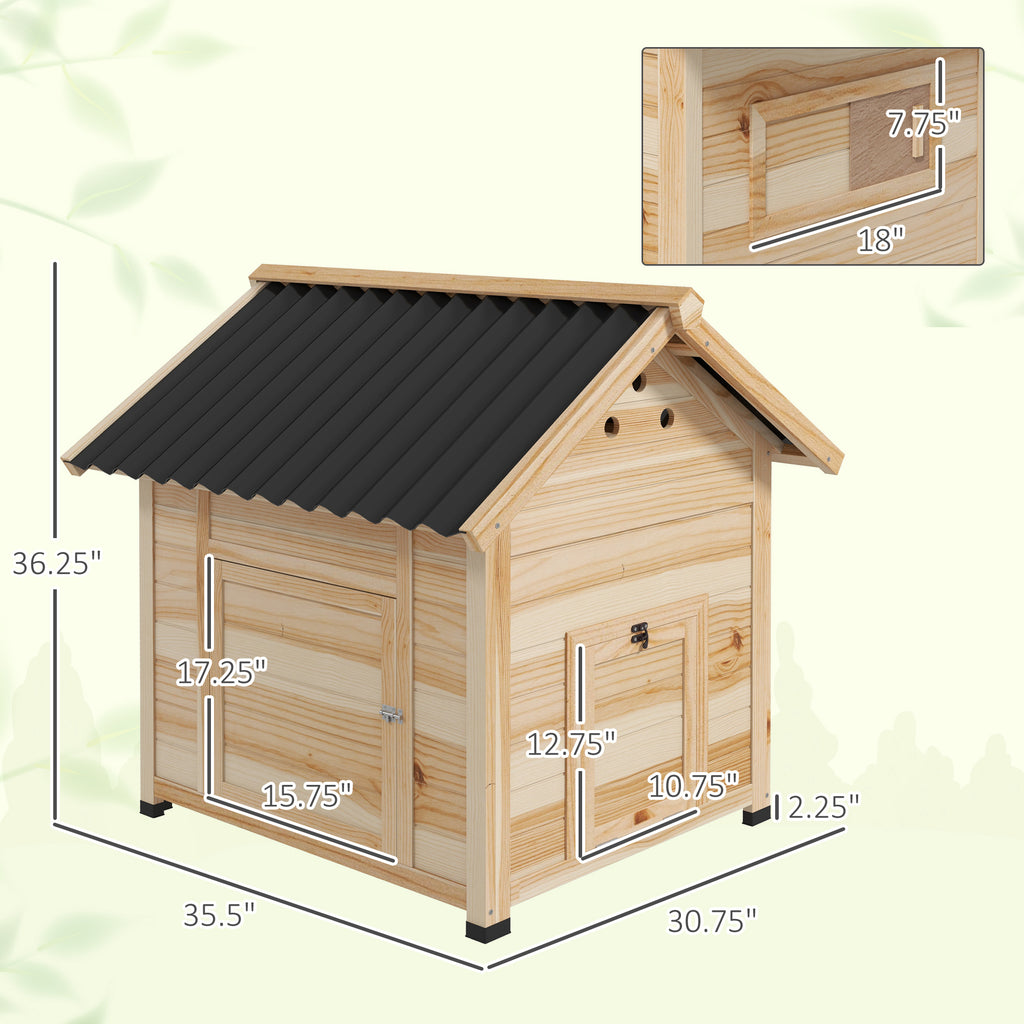 Duck House with Openable Roof & Double Doors for Easy Access – view 8