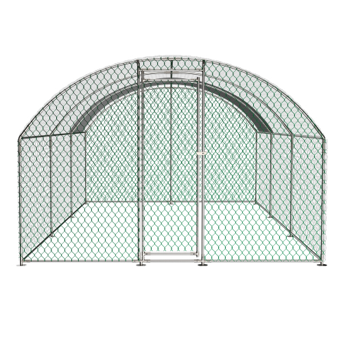 Large Metal Chicken Coop with Waterproof UV Cover – view 9