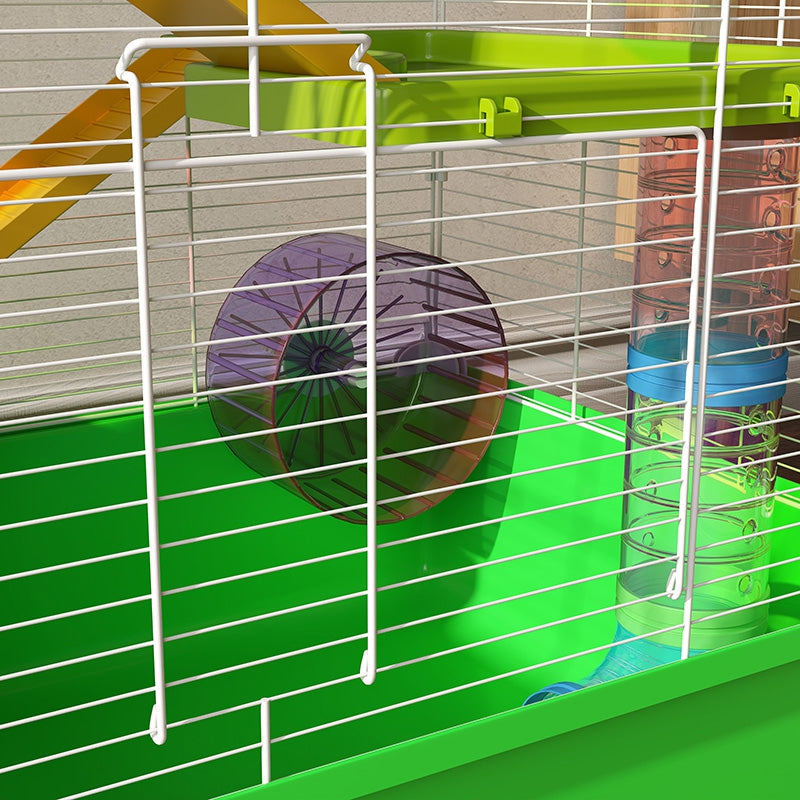 5-Tier Hamster Cage with Wheel and Water Bottle – view 9