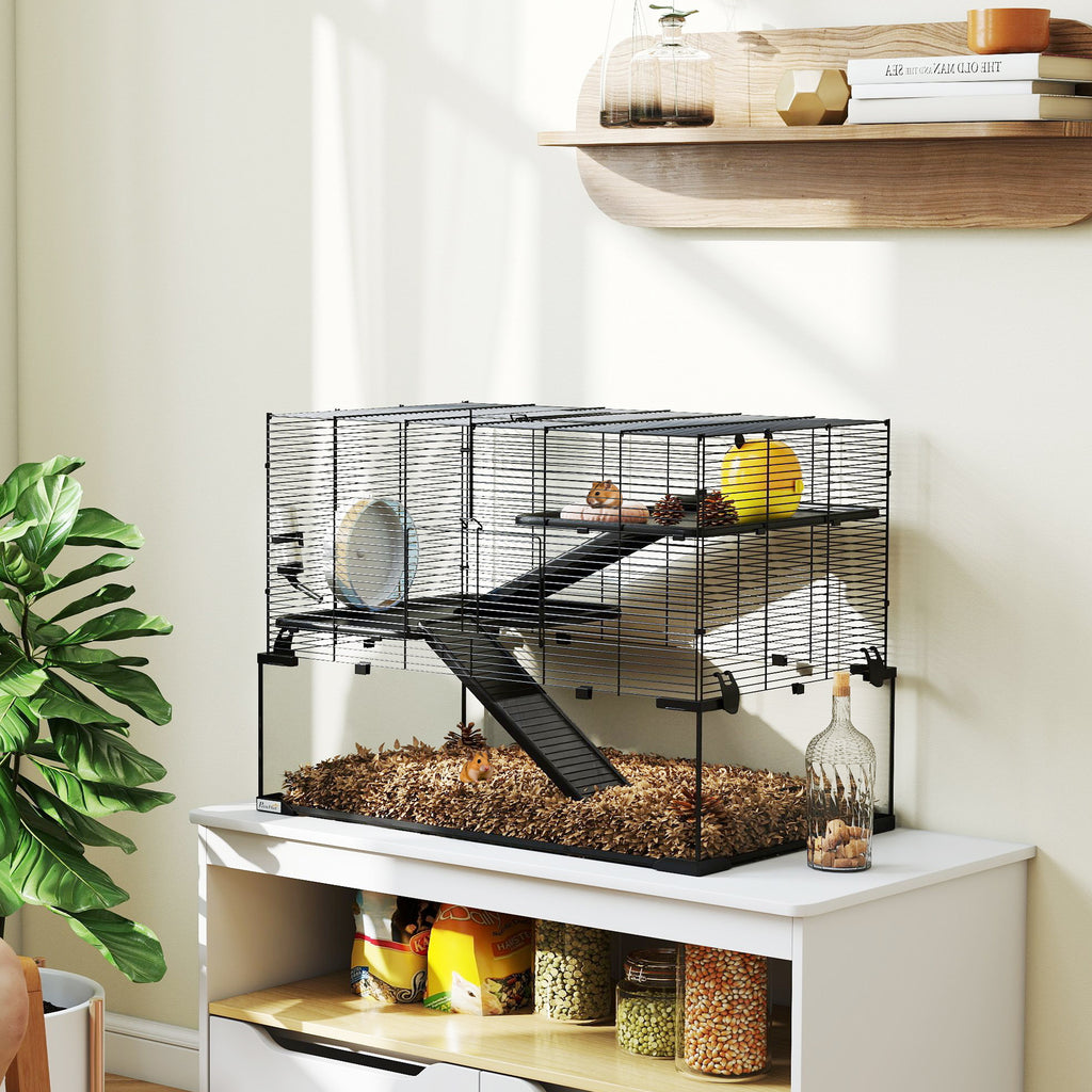 Hamster Cage with Glass Basin for Small Pets – view 8
