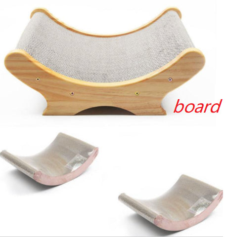 U-Shaped Cat Scratcher Bed Toy – view 8