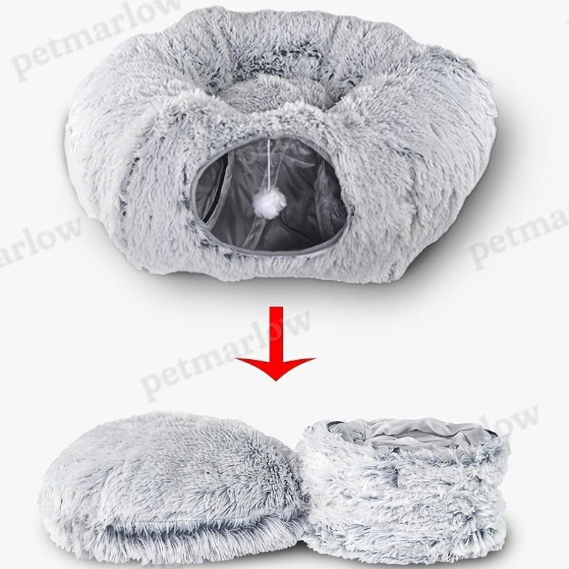 Calming Cat Tunnel Bed – view 6