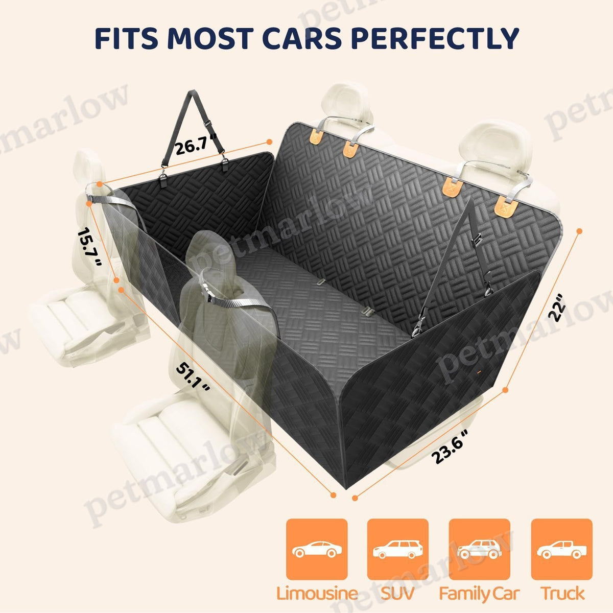 Car Pet Mat Rear Seat – view 6