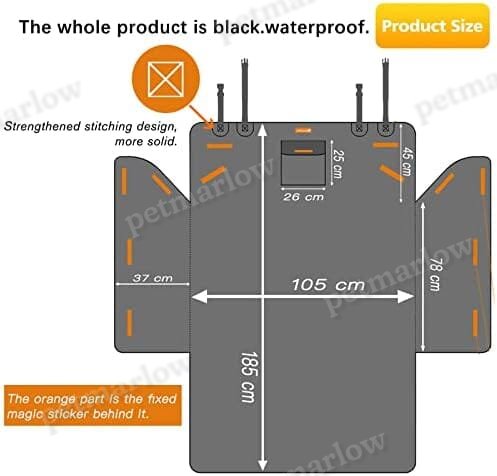 Cargo Liner for Dog - Nonslip Waterproof Pet Dog Back Seat Cover - – view 5