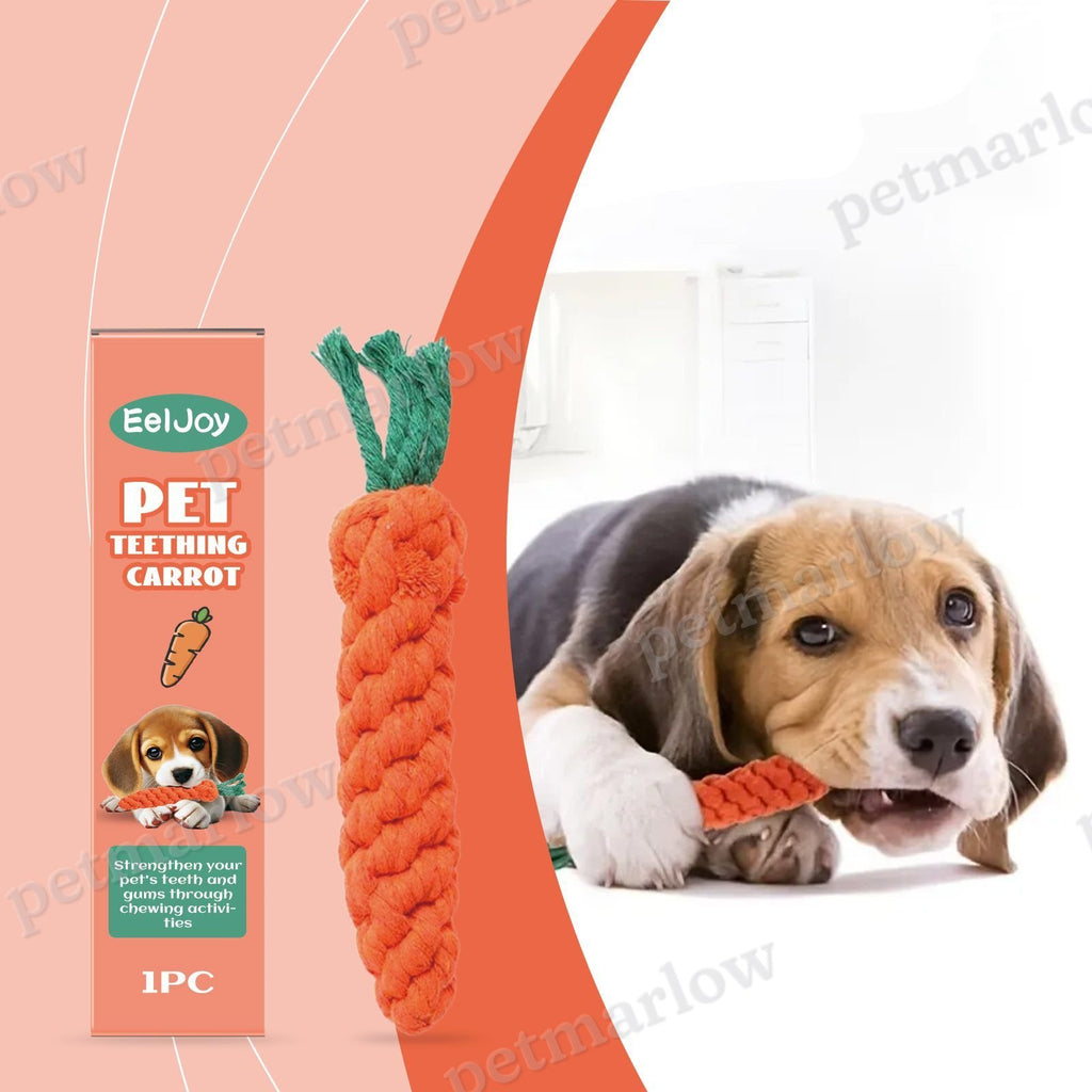 Carrot-Shaped Pet Chew Toy for Dogs and Cats – view 2