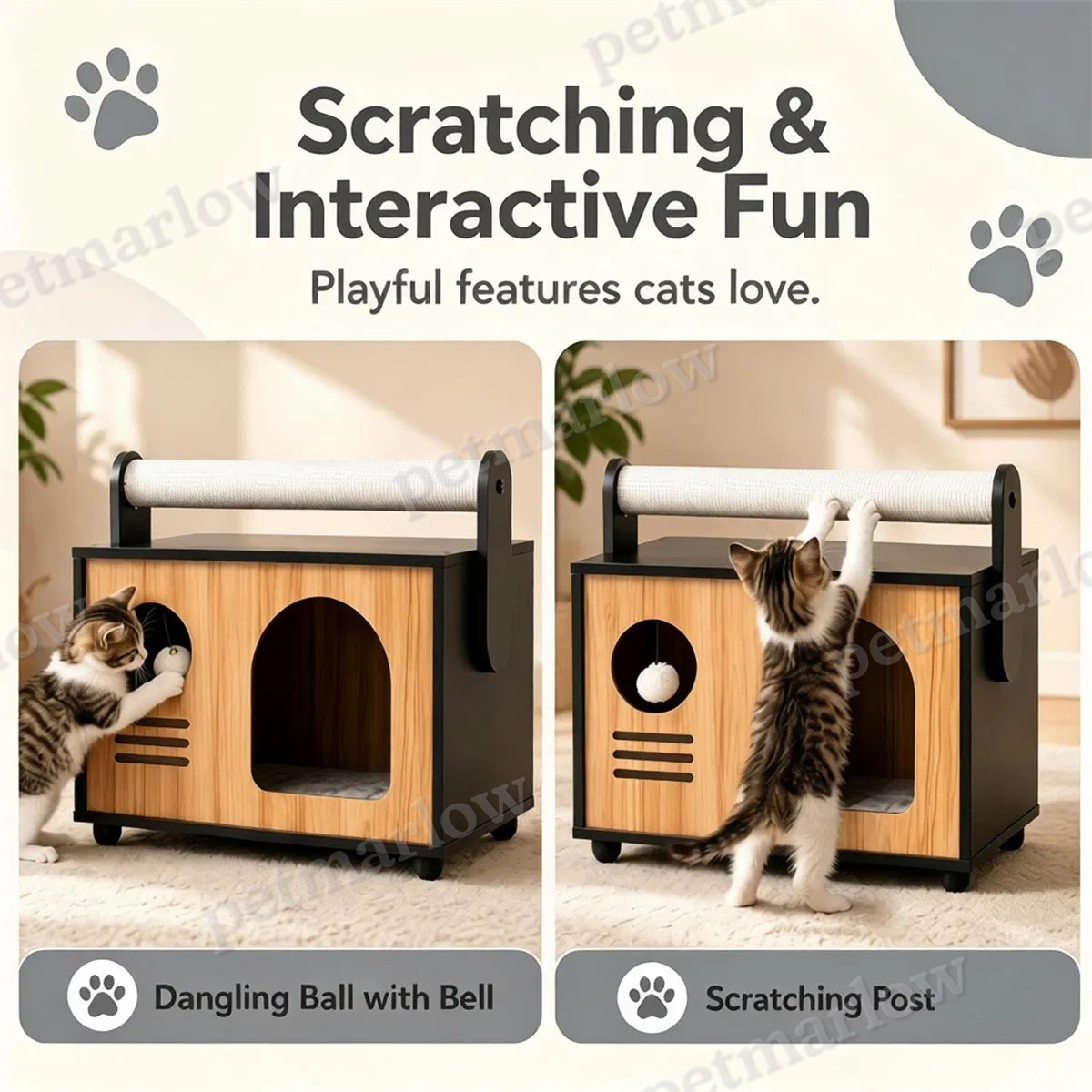 Cat and Dog Kennel Modern 19 Inches X 12 X 17.5 – view 4