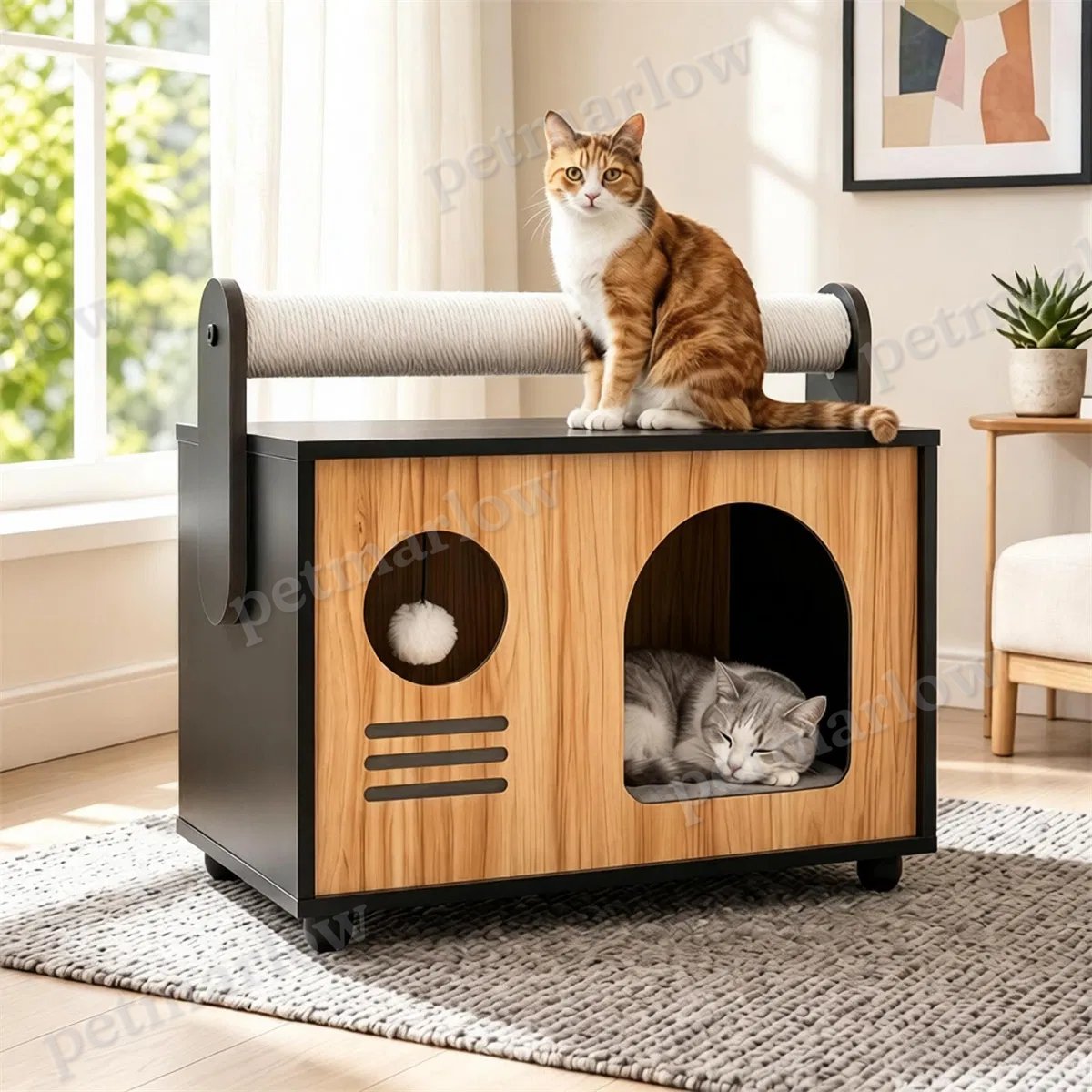 Cat and Dog Kennel Modern 19 Inches X 12 X 17.5 – view 5