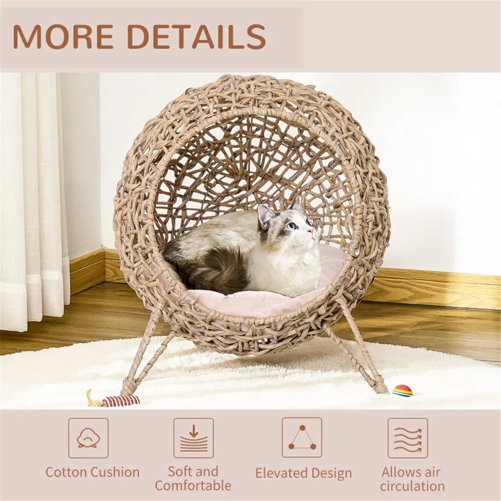 Cat Bed/Cat House - Beige