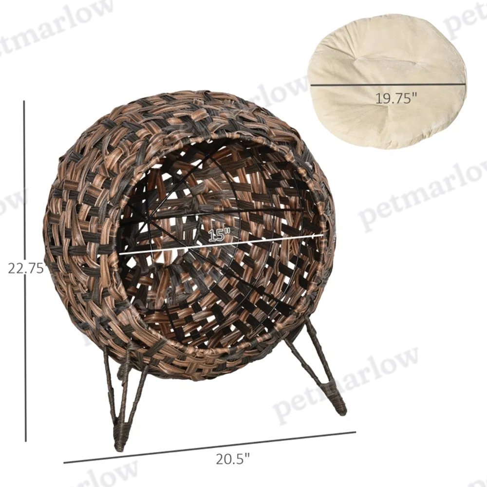 Cat Bed/Cat House - Brown – view 5