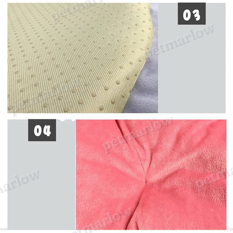 Cat Bed with Tulle Ruffle and Bow for Stylish Rest – view 6