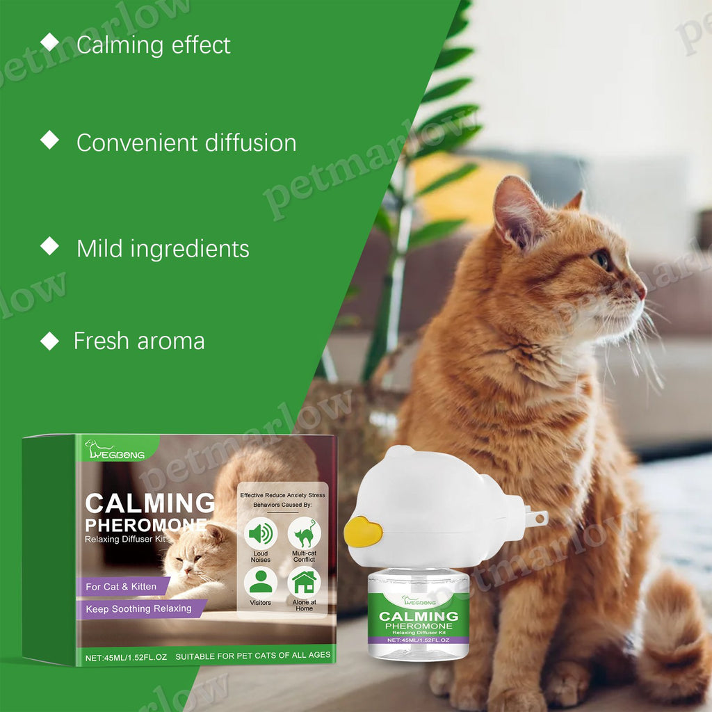Cat Calming Pheromone Diffuser Kit for Stress Relief – view 6