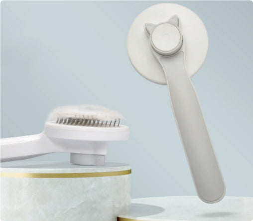 Cat Comb for Easy Hair Removal – Grey
