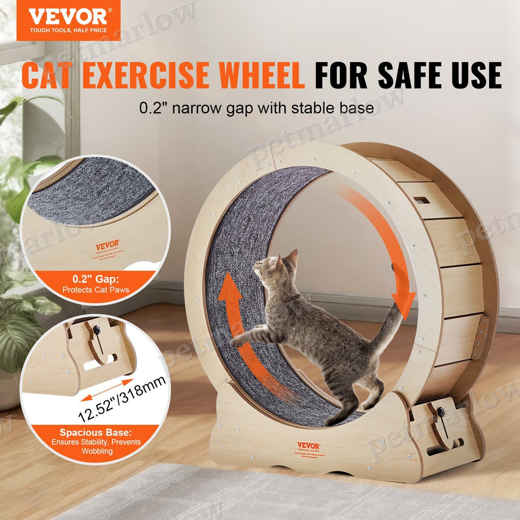 Cat Exercise Wheel for Indoor Cats - 29.5 Inch – view 3
