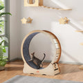 Cat Exercise Wheel for Indoor Cats – 43.3" Large Treadmill – Natural